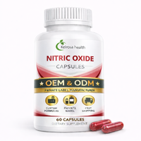 Complément alimentaire d'oxyde nitrique OEM, complément pour la croissance musculaire, capsules d'oxyde nitrique avec L-arginine