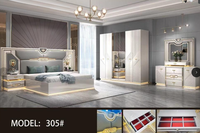 Ensemble de chambre à coucher haut de gamme, best-seller, style moderne luxueux pour la maison