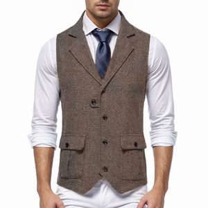 <span class=keywords><strong>Chaleco</strong></span> <span class=keywords><strong>de</strong></span> Tweed <span class=keywords><strong>de</strong></span> espiga para hombre, chalecos <span class=keywords><strong>de</strong></span> <span class=keywords><strong>traje</strong></span> <span class=keywords><strong>de</strong></span> hombre <span class=keywords><strong>de</strong></span> un solo pecho, <span class=keywords><strong>chaleco</strong></span> informal inteligente marrón/<span class=keywords><strong>azul</strong></span>/verde, <span class=keywords><strong>chaleco</strong></span> Punk para padrinos <span class=keywords><strong>de</strong></span> boda - Product Image 2