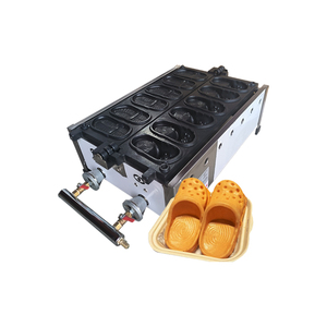 Thiết bị nhà bếp Thương mại làm nóng nhanh nhà sản xuất bánh quế khí hình giày sáu lỗ cho đồ ăn nhẹ nhanh chóng & instagrammable - Product Image 1