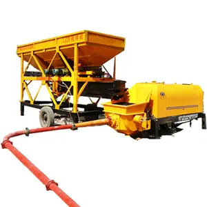 Mobile Concrete Batching Plant Small Mini Equipment Machine Price For Sale