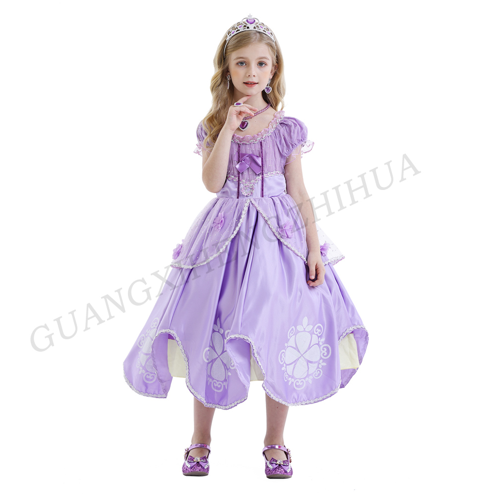 strapless open back dress Princess Snow White Classic Velvet Cosplay Costume Without Boning / Traditional Lace Tie