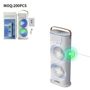 2025 New Abs Usb Rechargeable Water Tank Outdoor Mist <b>Fan</b> for Sale - Product Image 6