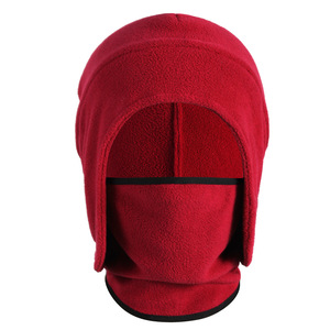 Unisex Balaclava Hat With Face Mask Fleece Lined Windproof Warm Winter Outdoor Cycling <b>Cover</b> <b>Head</b> And Face Protection - Product Image 4