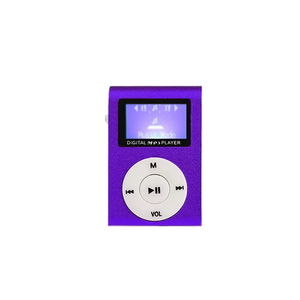 เครื่องเล่นเพลง MP3 แบบคลิปหนีบโลหะสั่งทำจากโรงงาน หน้าจอ 1.1 นิ้ว พร้อมบันทึกเสียงด้วยการ์ด TF สำหรับการประชุม - Product Image 5