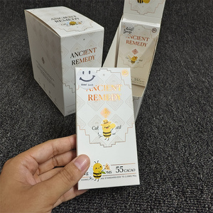 Dubai thanh sô cô la bao bì hộp giấy tùy chỉnh đồng lá phim hoạt hình Gummy ăn được nấm sô cô la thanh thực phẩm trẻ em Hộp quà tặng - Product Image 4