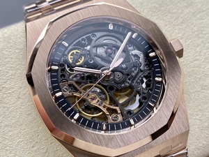 Reloj Mecánico de Buceo de Lujo, Super Calidad, Resistente al Agua, 41mm, Fábrica THB, Movimiento 3132, 15-412, Oro Amarillo, Esqueleto - Product Image 2
