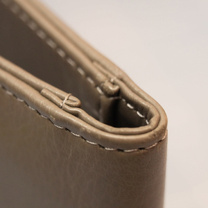 Factory Wholesale High Quality PU Leather Sewing Bound Logo Foil Custom Print A4 Organizer/Planner <b>Folder</b> - Product Image 6