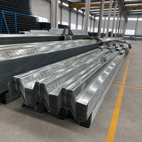 Plancher en acier galvanisé YX75-200-600 pour matériaux de construction métalliques, résistant aux intempéries