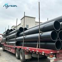 Tuyau en plastique HDPE adaptable au sable et au sol, DN90-800MM, haute flexibilité, pour le drainage des eaux usées et la construction sur sols molles