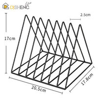 Supports triangulaires Offres Spéciales pour le stockage de livres de magazines pour le bureau à la maison étagère de rangement en métal organisateur de bureau