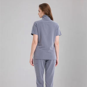 Ensembles de Blouses d'Infirmière Personnalisées en Gros, Uniformes Médicaux, Vêtements de Travail Hospitaliers Confortables, Tendance et Respirants, Ensemble 2 Pièces pour Femmes - Product Image 4