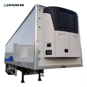 Semirremolque Refrigerado de 2 Ejes y Doble Temperatura de 53 pies de la Fábrica JUNYANG, con Refrigeración Thermo King, Acero al Carbono, 40T, TS16949 - Product Image 2