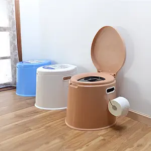 Tabouret de toilette en bambou, Toilettes médical, tabouret de toilette  réglable