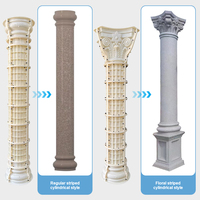 Pilier de moule de colonne romaine durable personnalisé pour la coulée de béton domestique pour la conception architecturale