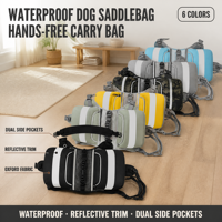 Sacoches de luxe imperméables en tissu Oxford pour chien, pour siège avant de voiture, lit de voyage pour chien et nid pour animaux de compagnie pour usage extérieur