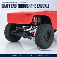 Arbre de transmission CVD en acier inoxydable pour modèle de voiture RC Crawler 1/24, pièces de mise à niveau et accessoires