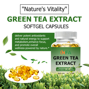Suplemento Dietético en Cápsulas Blandas de Extracto de Té Verde, Ayuda a Mantener los Niveles de Energía, Promueve la Función Metabólica - Product Image 4