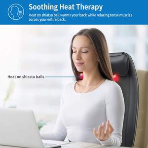 Cojín de masaje multifunción para el hogar, silla de masaje para espalda, cuello y cintura, para coche, <span class=keywords><strong>Popular</strong></span> de Amazon - Product Image 2