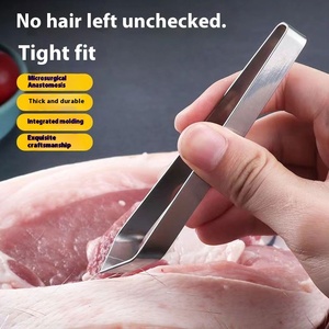 Nouveaux modèles d'ustensiles de cuisine en acier inoxydable doré, écologiques, pinces professionnelles pour chef, grattoir à peau de poisson, écailleur - Product Image 5