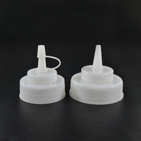 Bouteilles de sauce en plastique PE de qualité alimentaire à presser, avec bouchon Yorker, vides, pour ketchup, salade, confiture, vente directe usine