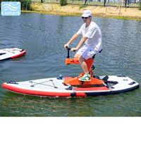 Grandes planches de SUP gonflables avec cadre en plastique, vélo aquatique à double couche en PVC, rangement facile pour la mer, de la marque Lumark, fabriquées en Chine
