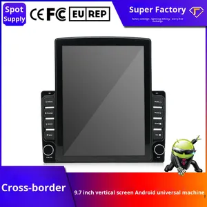 Cross-Biên Giới <span class=keywords><strong>9</strong></span>.7Inch <span class=keywords><strong>Android</strong></span> Phổ Chuyển Hướng Xe GPS MP5 Máy Nghe Nhạc 2.5D Màn Hình Thẳng Đứng Bảng Điều Hiểu-Gắn USB Handsfree 1 Năm - Product Image 3