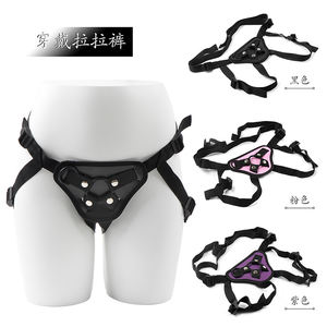섹스토이 듀얼 하네스 딜도 인기 레즈비언 팬츠 스트랩온 착용형 더블 딜도 여성 커플 여성 자위기구 - Product Image 2