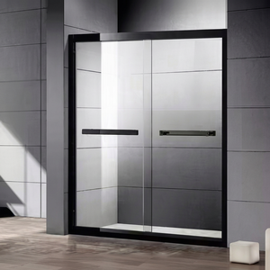 DEEZON Salle de douche sans cadre sur mesure Portes coulissantes en verre trempé au design moderne pour salle de bain hôtel et villa au meilleur prix - Product Image 1