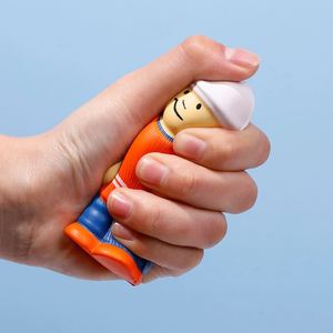 Promotional Chubby Repairman PU Anti Foam Toys Stress <b>Ball</b> Stress Reliever Stress Toy - Product Image 2