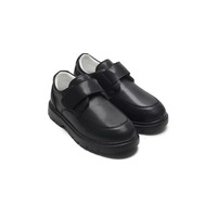 Chaussures d'école unisexes noires pour enfants Babyhappy Factory à prix abordable, style Mary Jane, en cuir respirant et léger