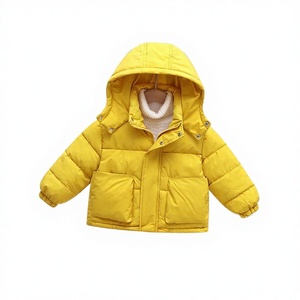 AD-QZS207 Nueva Chaqueta Acolchada Informal con Capucha y Cremallera Estilo Coreano de Invierno con Bolsillo Grande para Niños - Product Image 2