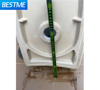 Bidet intelligent sans électricité, toilette intelligente sans alimentation électrique, réservoir dissimulé, WC à siphon en S, toilette bidet mécanique non électrique