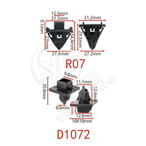 Xinyida Windshield A Pillar <b>Trim</b> <b>Clip</b> R07D1072 For Toyota Land Cruiser Replacement Auto Fastener - Product Image 4