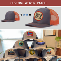 Fabricant de Casquettes de Baseball Richardson 112 en Maille Unie, Personnalisées avec Patch Brodé en Cuir Tressé et Logo, à 6 Panneaux