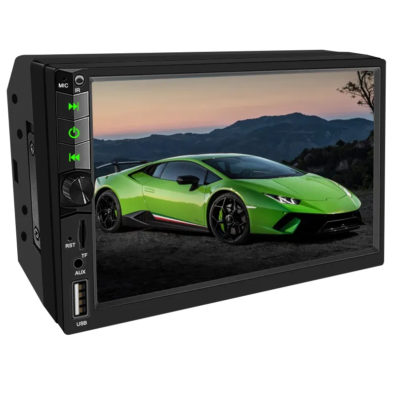 2 din mp4 mp5 araba monitör medya video oynatıcı otomatik 7 inç dokunmatik ekran stereo araba