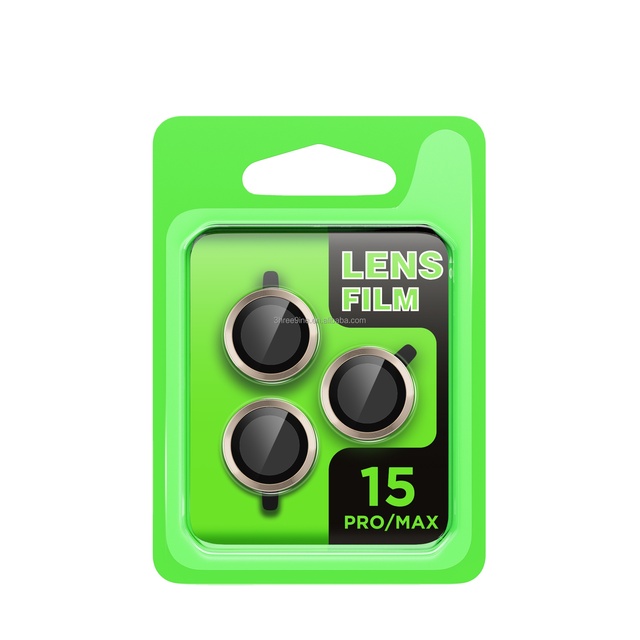 Easy Installation Ultra Plus Individual CD Metal Tempered Glass Camera Lens Protector for iPhone 17 16Pro