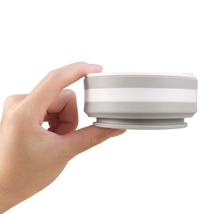 Gobelet pliable en silicone personnalisé, sans BPA, réutilisable, portable, avec paille - Product Image 5