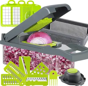 Multifunctionele Ui Komkommer Aardappel Cutter Veggie Chopper Groentesnijder Voor Huis En Keuken