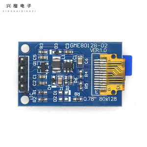 Module d'affichage Oled 0,78 pouces, résolution 128x80, interface Iic, montage sur carte PCB monochrome - Product Image 2