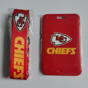 Giá bán buôn mới chất lượng cao đội bóng đá Keychain Polyester dây buộc với thẻ ID - Product Image 6