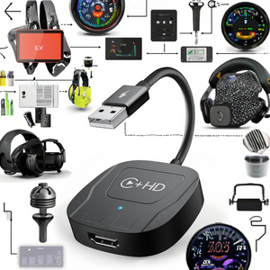 Adaptador Inalámbrico CarPlay con HDMI para Fire/Google TV Sticks, Convertidor Multimedia para Auto con Conectividad HDMI, Cableada e Inalámbrica - Product Image 3