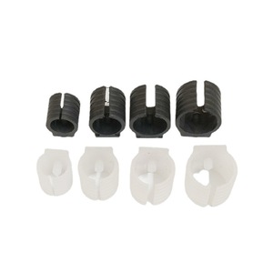 Colliers de serrage pour tuyaux G850 en plastique noir et blanc pour protections de pieds de chaise de bureau - Product Image 5