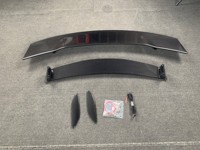Aileron arrière double niveau en fibre de carbone pour Mercedes-Benz AMG GT, voiture de sport deux portes