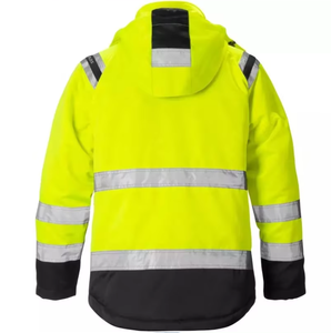 Mùa Đông Không Thấm Nước An Toàn Quần Áo Áo Khoác, Người Đàn Ông Cơ Khí Của <span class=keywords><strong>Hi</strong></span> <span class=keywords><strong>VIS</strong></span> Tùy Chỉnh Xây Dựng Workwear, Phản Quang An Toàn Làm Việc Quần Áo - Product Image 5
