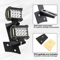 Support de montage de lumière en aluminium, support de capot, double pilier A, supports de lumière pour Jeep Wrangler Jk 2022-2007, Promotion 2018