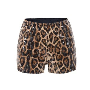 Nuevos Shorts de Verano para Mujer, Cintura Elástica, Adornos de Cuentas de Plástico, Estampado de Leopardo y Serpiente, Corte Ajustado, Estilo <span class=keywords><strong>Nikka</strong></span> - Product Image 2