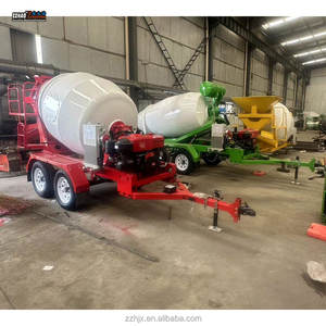Camión Mezclador de Cemento con Tanque de Concreto de Remolque Personalizado de <span class=keywords><strong>3</strong></span> <span class=keywords><strong>Ejes</strong></span> y 2 Metros Cúbicos con Motor EPA y Autocarga - Product Image 4