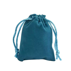 Customized CustomJewelry Bag Print Gift <b>Drawstring</b> Jewelry Velvet Pouch Bags with logo ORGANIC Bag - Product Image 2
