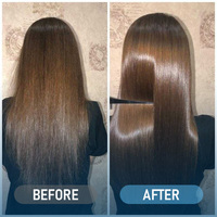 Traitement capillaire à la kératine protéinée Navensi, crème lissante pour cheveux à l'huile d'argan pour salon